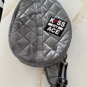 Oliver Thomas Silver Crossbody Bag